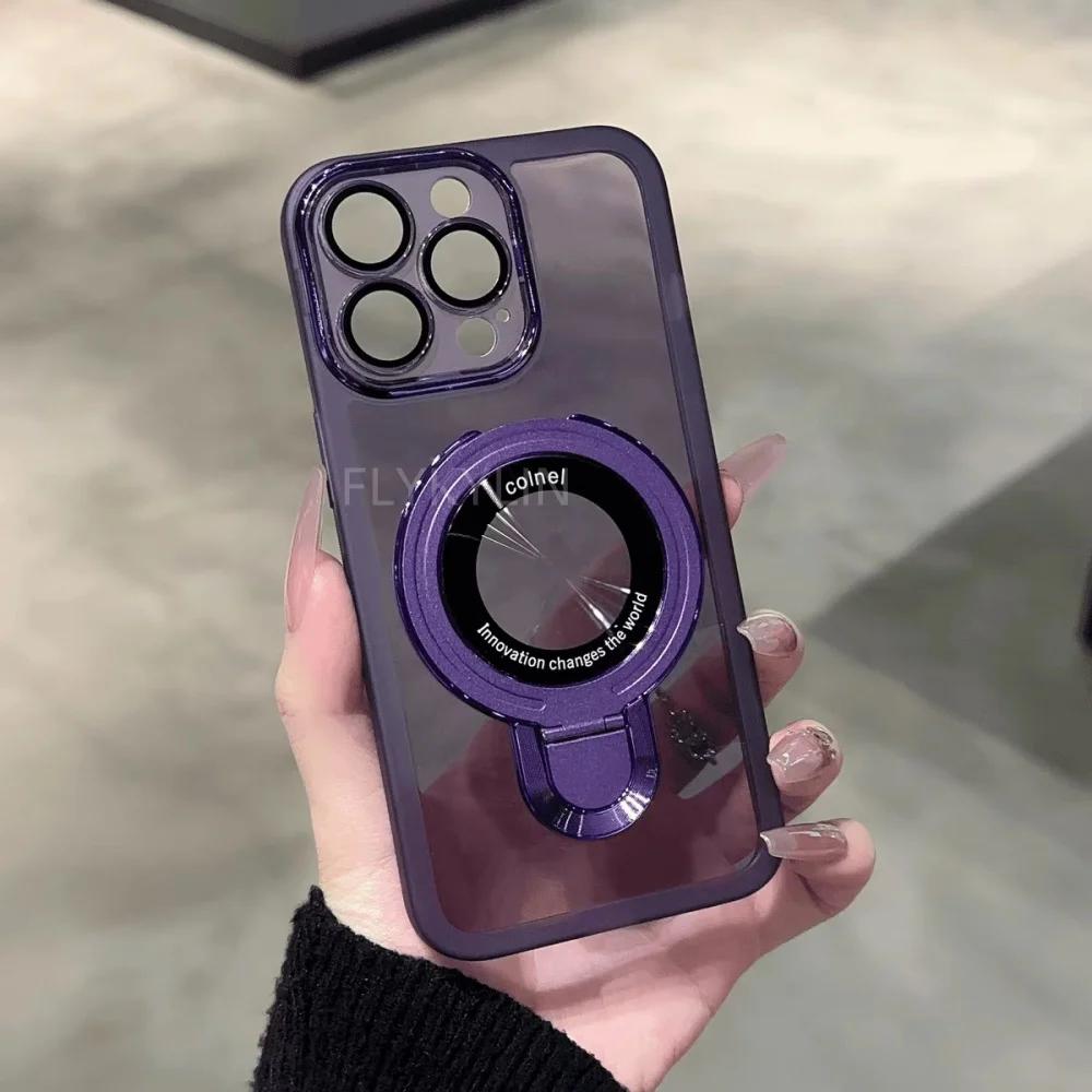 Ständer Halter Silikon Handyhülle Für Honor 200 Pro X6B X8B X6A X7A X7C X8A X9A X9C Magic 5 6 Lite Klar Transparent Hülle