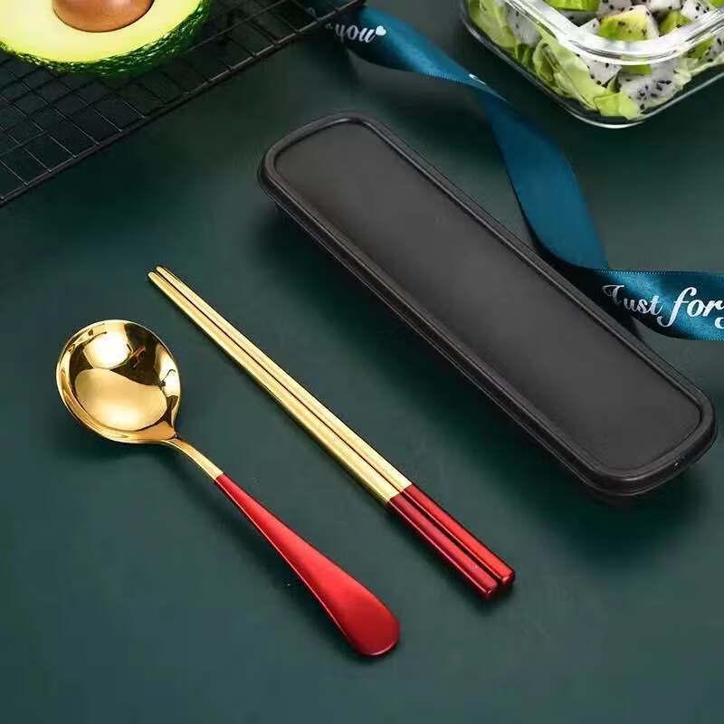 ZISIZ Portable Stainless Steel Cutlery Set