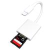 Compatible Apple Lightning/Android Type-C SD Card Reader for Mobile, iPad, and Camera