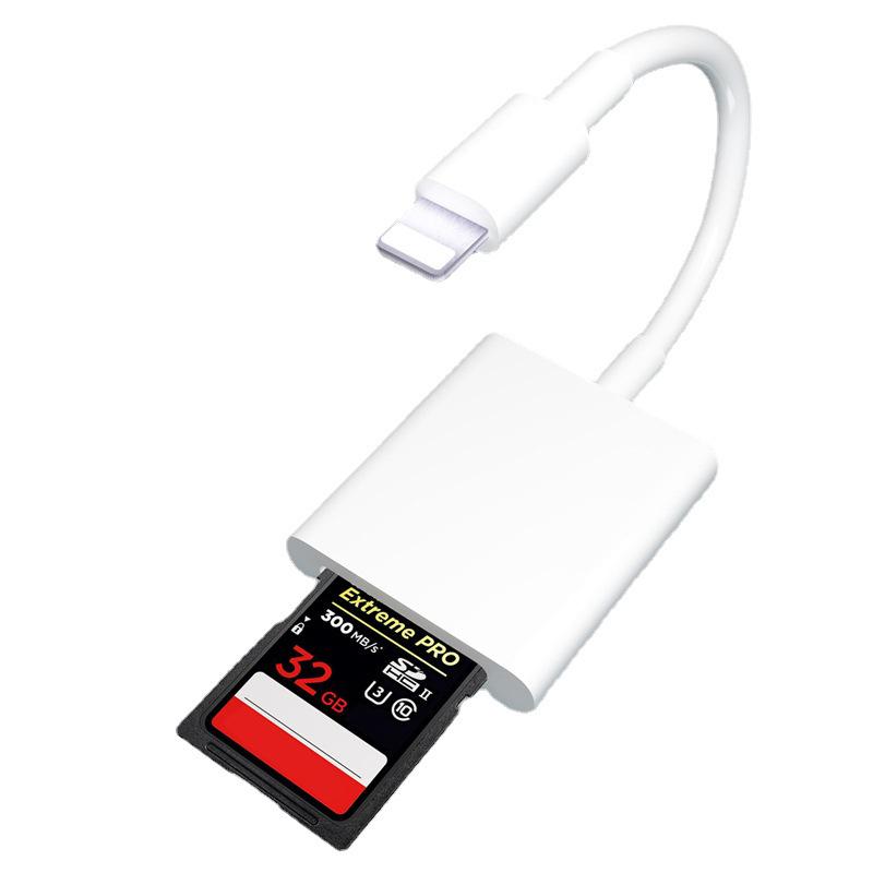 Compatible Apple Lightning/Android Type-C SD Card Reader for Mobile, iPad, and Camera