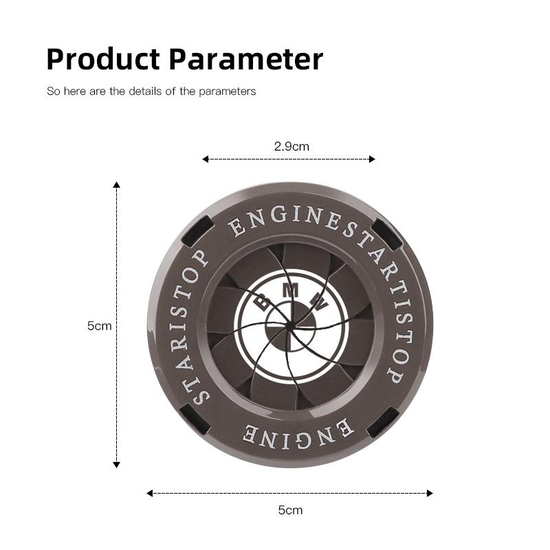 Car Engine Start Button Cover Lgnition Switch Decorative Cap For BMW M E46 E90 E60 F30 G20 X1 X2 X3 Car Motorcycle Accessories