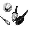 Self-Centering Electric Grinder Chuck with Three-Jaw Twist Drill Bits