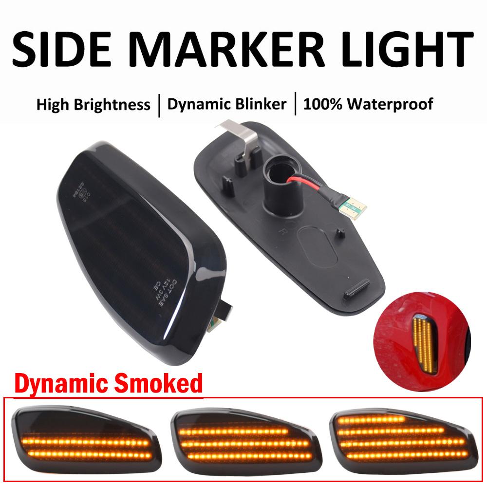

2Pcs Amber LED Bulb Front Side Marker Light Kit for 2015-2021 Jeep Renegade, Replace OEM Amber Sidemarker Lamps 12V