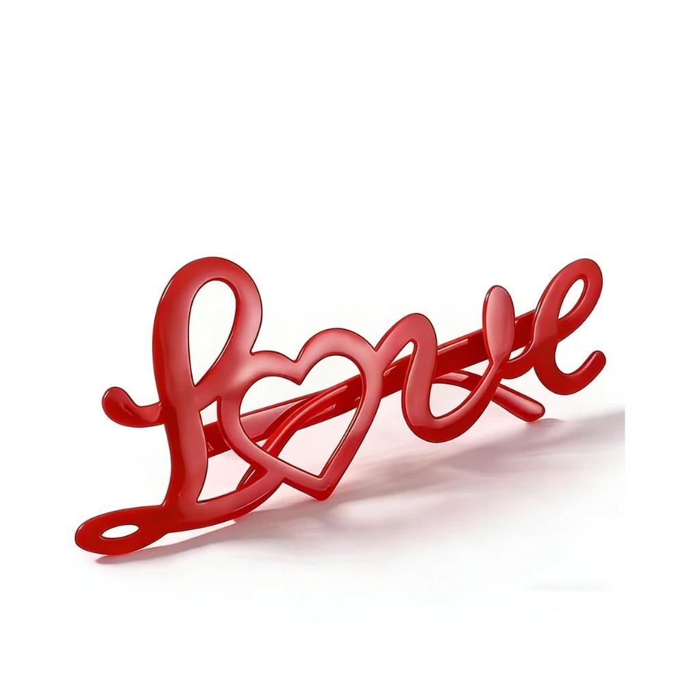 

Creative Valentine s Day Decorative Glasses Party Red Love Glasses Party Decoration червоний