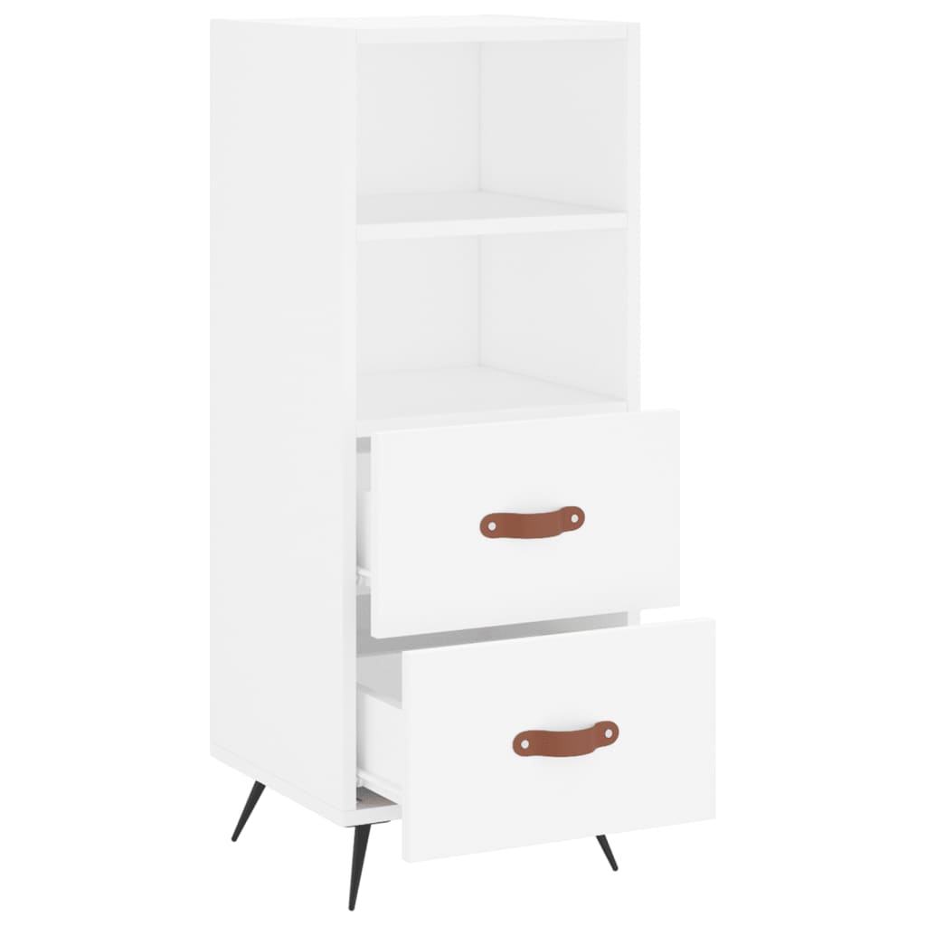 Sideboard White 34.5 X 34 X 90 Cm Particleboard