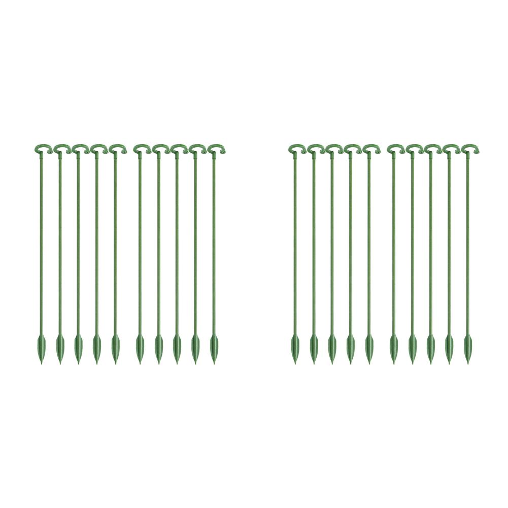

Plant Support Stake Multipurpose Garden Flower Support Metal Double Spiral(48cm)