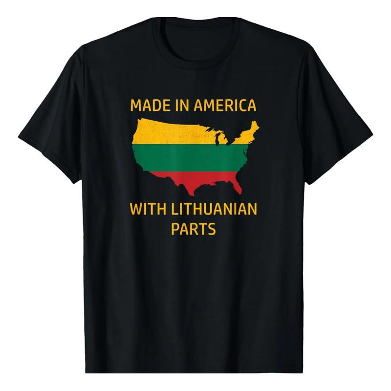 Fabricado En Estados Unidos Con Piezas Lituanas (lituania Y S разноцветный