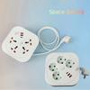 Square Retractable Power Strip – Multi-Function Extension Cord with USB Charging Ports, Portable 2-Meter Socket Organizer