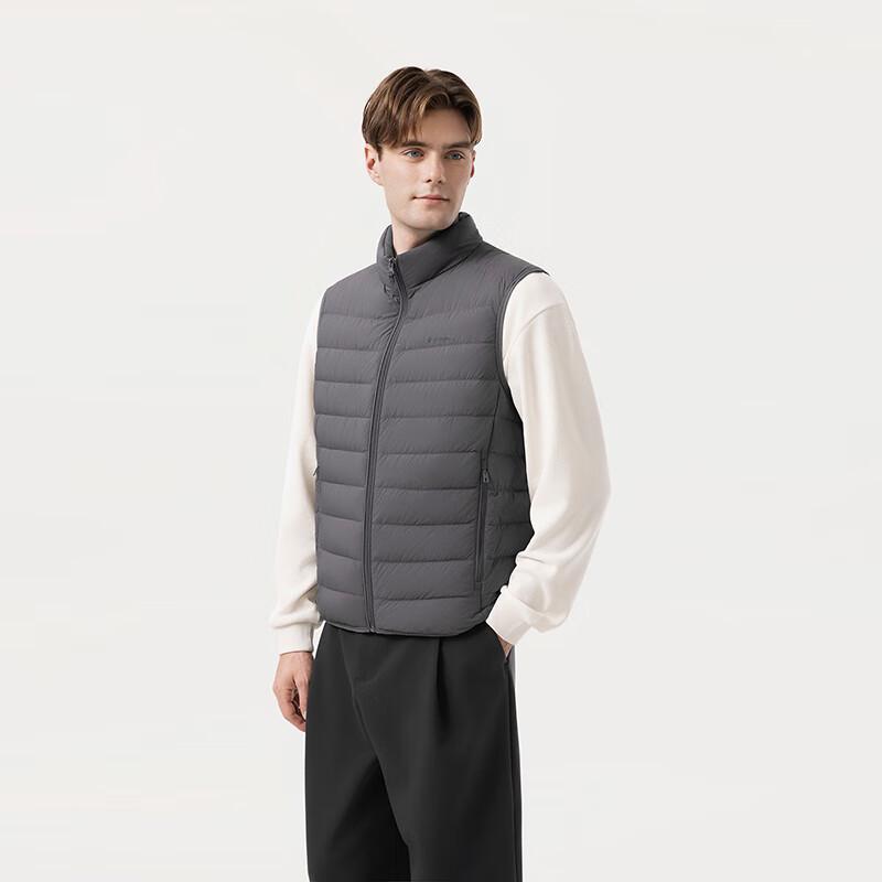 Tanboer Men's Short Stand-Collar Down Vest TA5330101A