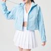 Sunscreen Clothing Upf50 + Short Thin Drawstring Jacket Thin UV-proof Hooded Autumn Coat Women's Jacket