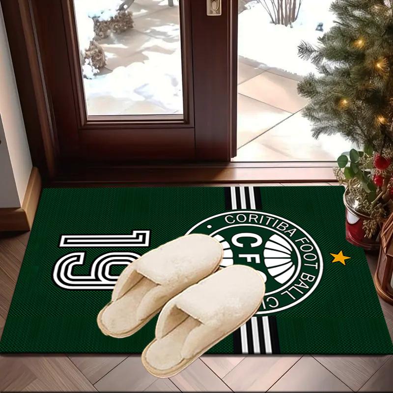 Cori-tiba Football Club Crest Printed Area Rug for Office, Chair Rug, Decorative Carpet Floor Mat, Large Size Fan gifts Christmas gifts