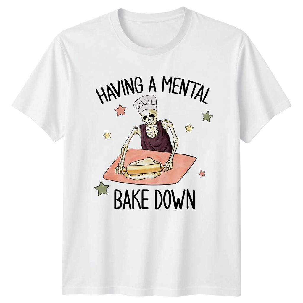 Having A Unisextal Bake Down TShirt Funny Baking Birthday Gift For Him And Her