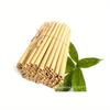 10PCS Reusable Bamboo Straws Yellow Bamboo Straws Use Creative Straws Many Times for Easy Cleaning of Household Straws