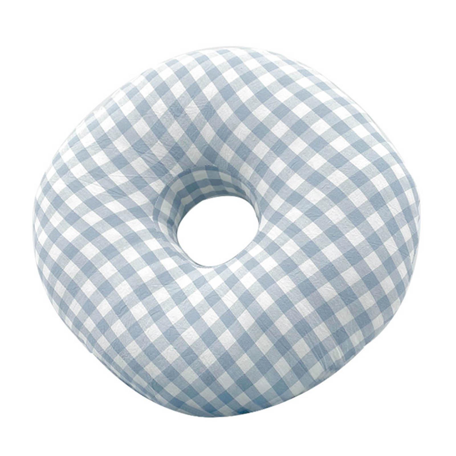 

Round Cushion Pillow with Ear Hole for Side Sleepers Relief in Ears Enhances Side Sleeping Experience Comfort Support