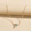 Accessories Diamond Eye Pendant Alloy Devil'S Eye Necklace Women'S Summer