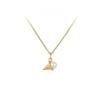 Summer New Ice Cream Necklace S295 Sterling Silver Pearl Inlaid Niche Design Feeling Cool Summer Gift for Girls