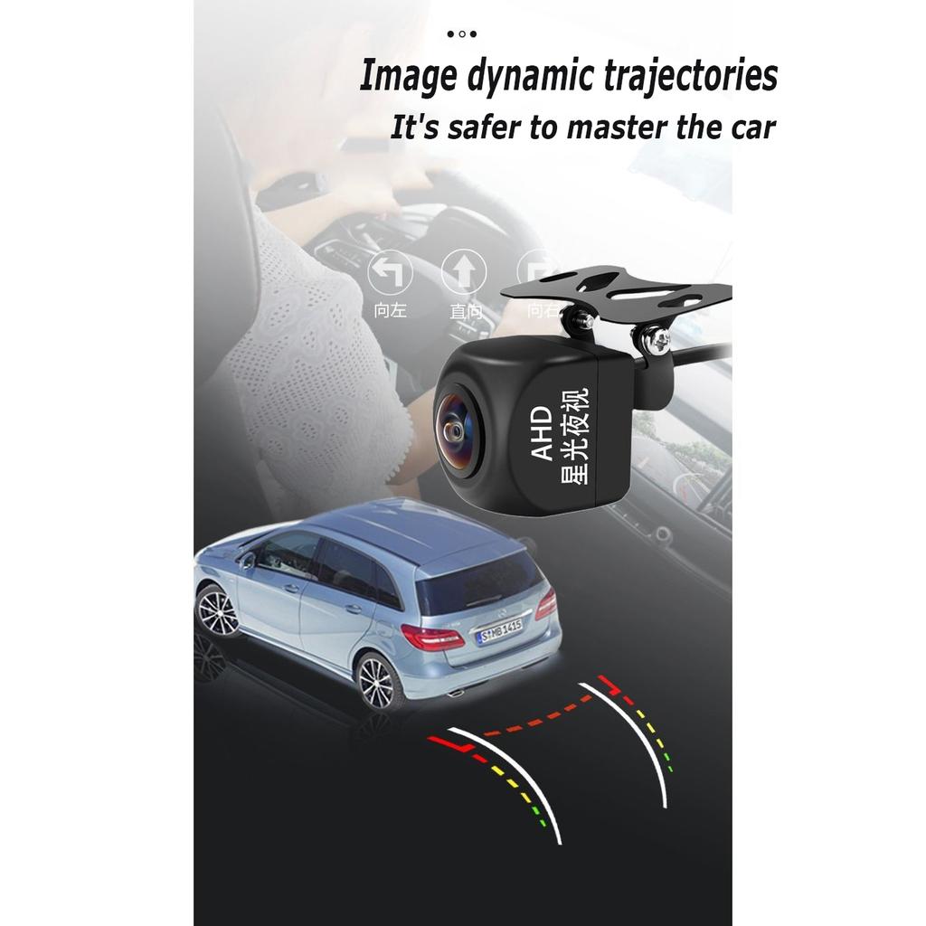 AHD Vehicle Dynamic Trajectory Stop Line Vehicle Rear View Back-up Camera Universal Fisheye Pendant