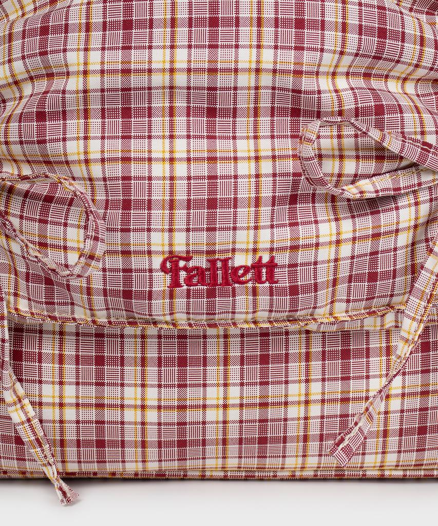 Fallett Double Ribbon Shirring Bag Red