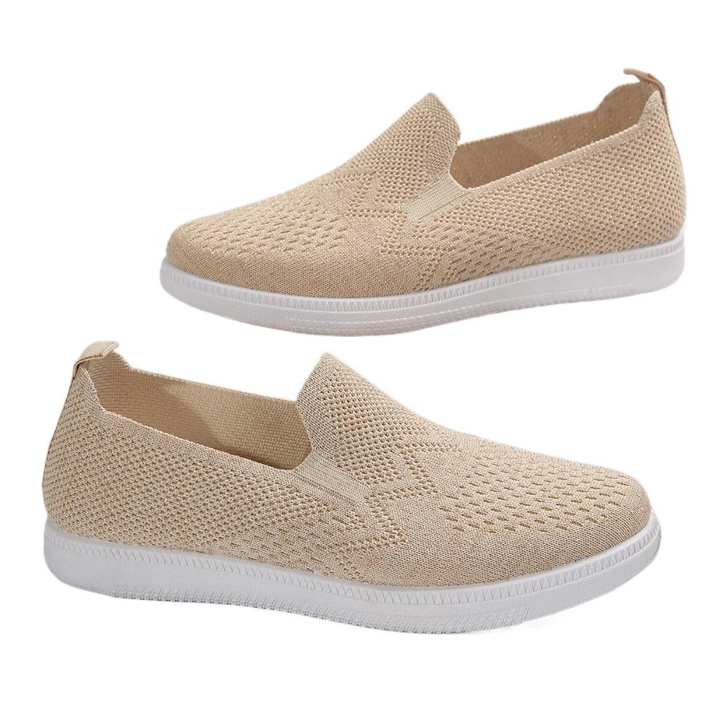 Fashion Women's Casual Flats Outdoor Lightweight Walking Shoes Summer New Comfortable Breathable Mesh Hollowing Shoes