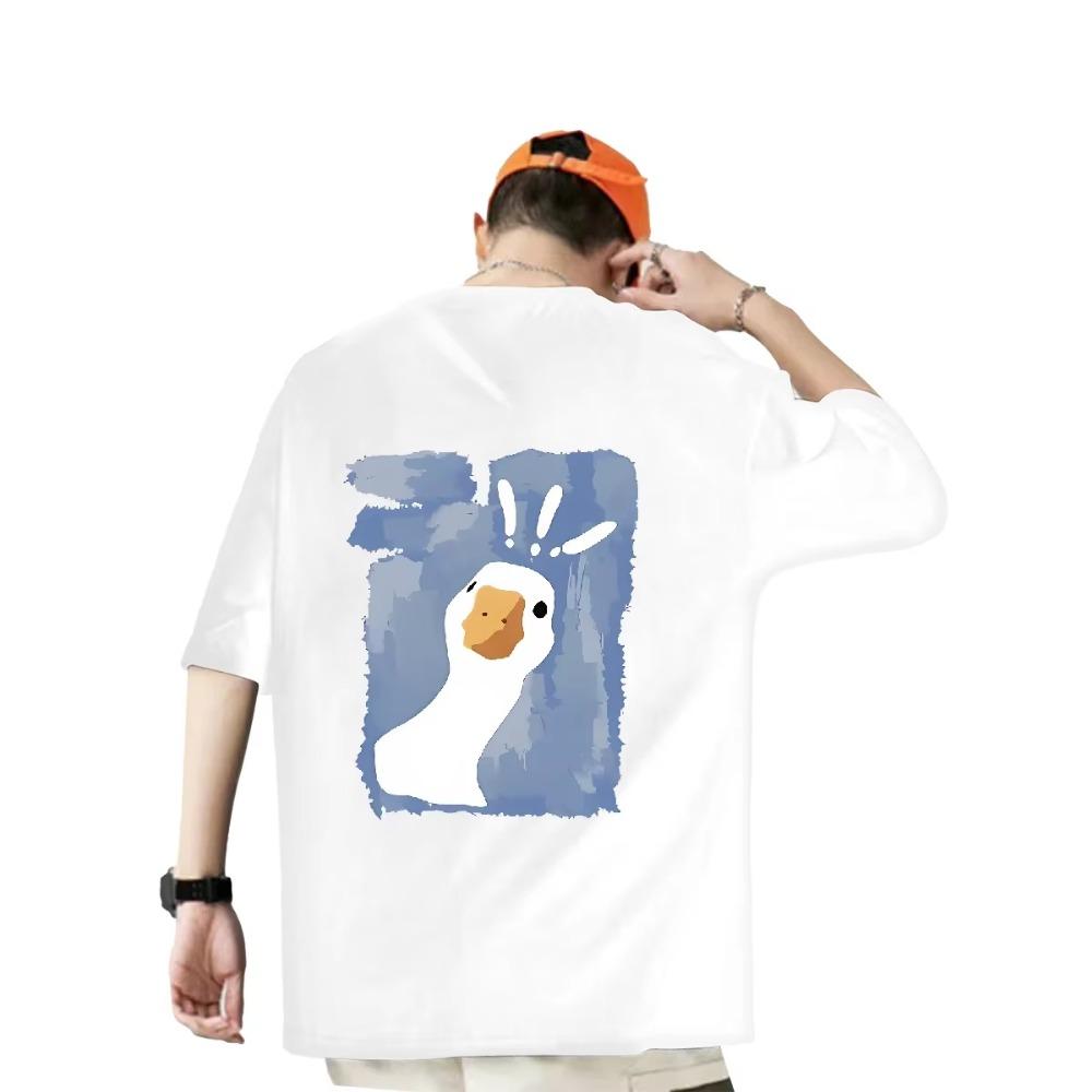 Women's Casual T-shirt Y2k Oversize T-shirts Woman Short Sleeve Street Neutral Cotton Men's T-shirts In Liquidation Beach Summer