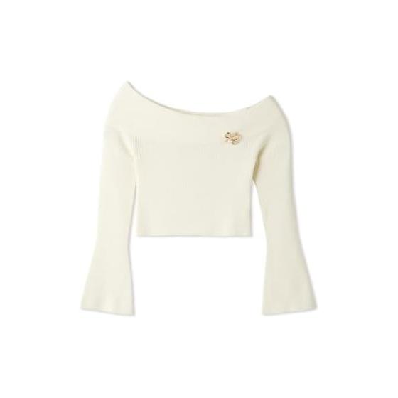 SNIDEL One Shoulder Knit Pullover SWNT245229 Women s