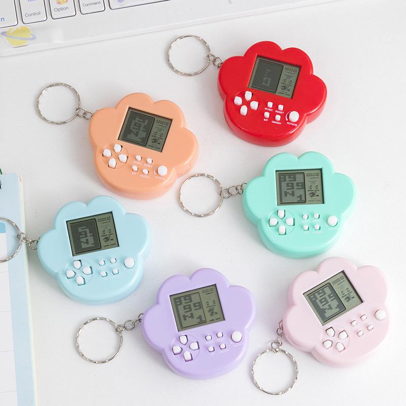 Mini Handheld Tetris Console - Portable Electronic Game Ornament