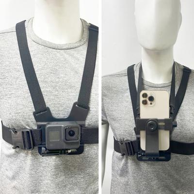 With Chest Strap Phone Clip Holder 10 In 1 Mobile Phone Camera Stand for GoPro/iPhone/Samsung