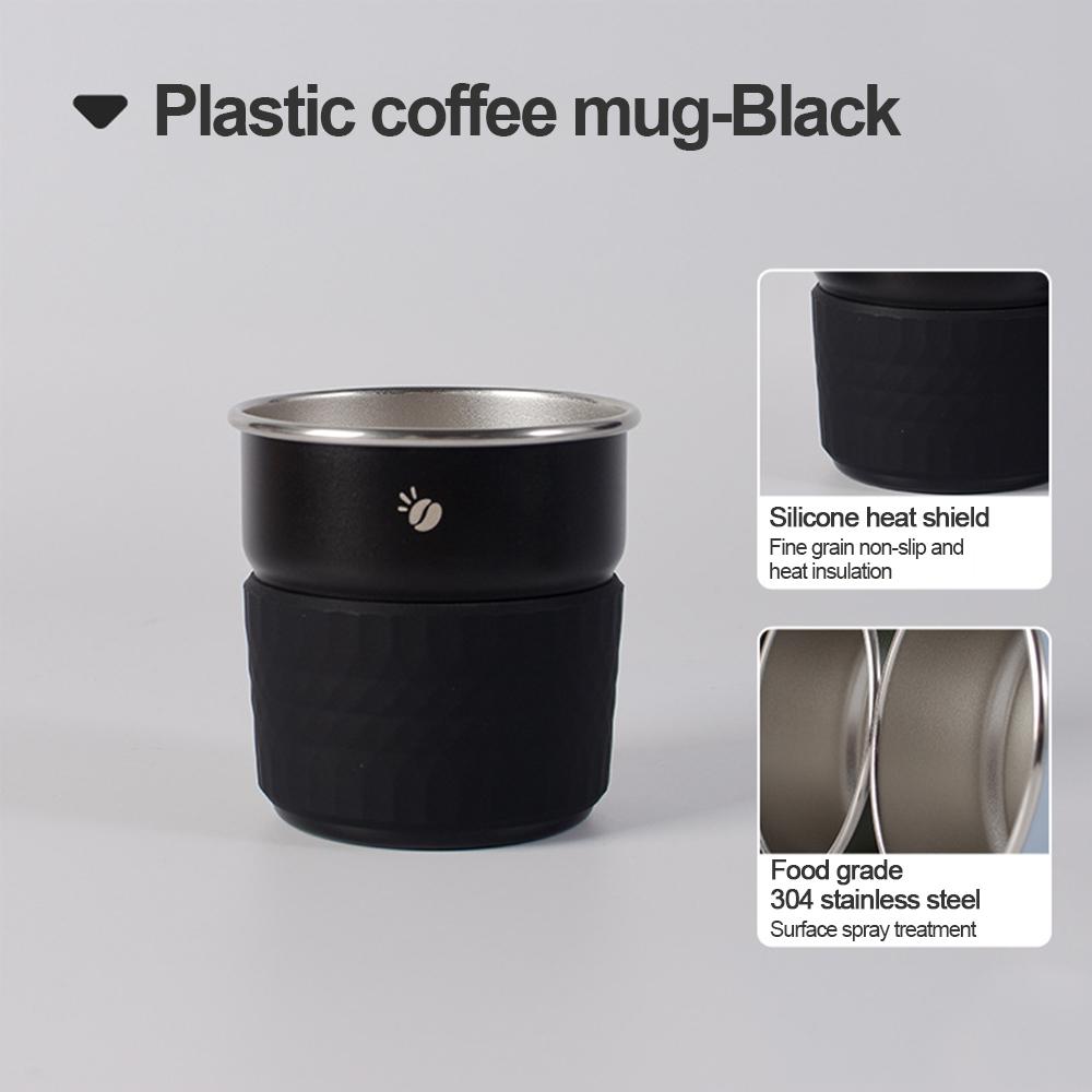 

кружка для пива из нержавеющей стали с крышкой 300 мл кружка для кемпинга на открытом воздухе оптовая продажа изготовление на заказ чёрный