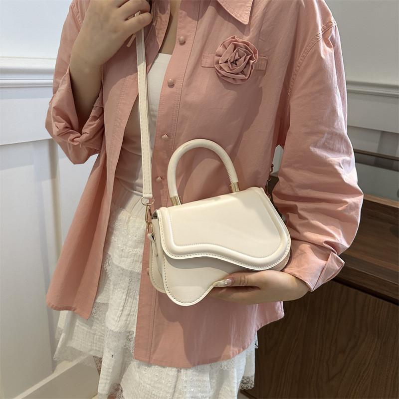 Chic Vintage Style Small Square Bag Modern Design Casual Shoulder Bag For Daily Use