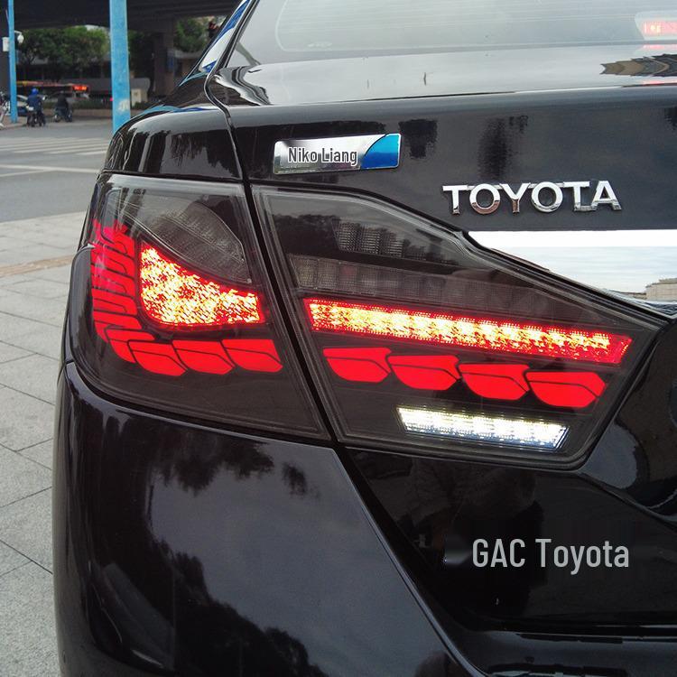 LED Dragon Scale Daytime Running Lights & Streamer Turn Signals for 12-14 Camry (7th Gen)