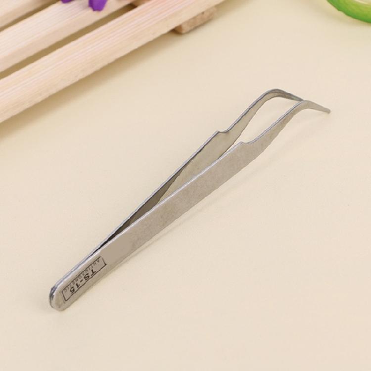 2Pcs Multipurpose Bent Tip Tweezers Stainless Steel Tweezers for Jewelry Making Electronics Repair Handmade Art Craft