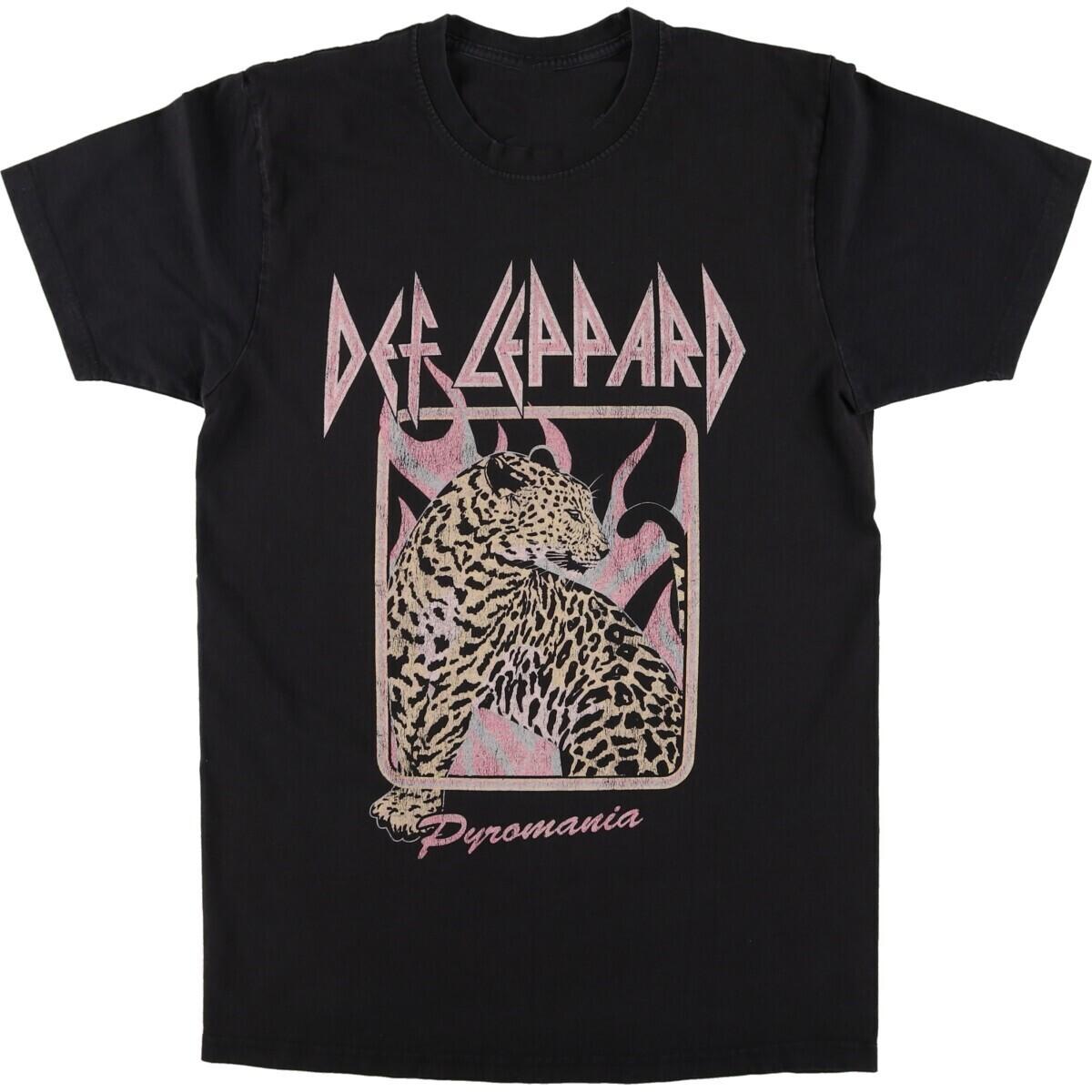 DEF LEPPARD Def Leppard Band T-Shirt Mens Womens Tees Top Black Unisex ALl size A499 S