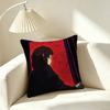 M-Milk chan Animation Pillow Case Square Double-Sided Sofa Cushion Cover Bedroom Bedside Pillow