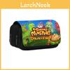 My Singing Monsters Double Layer Pencil Case With Nylon Material For Students And Kids