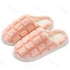 Fashion Couple Plush Shoes Winter New Fashion Indoor Non Slip Men's Cotton Shoes Lightweight Comfortable Thicken Warm Women's Home Shoes