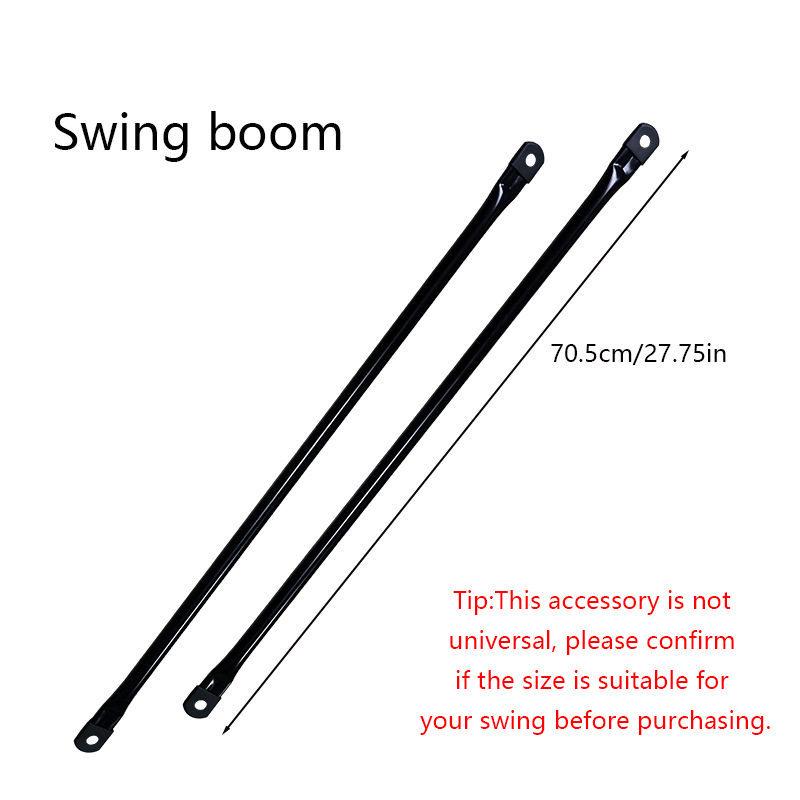 Outdoor Swing Arm Rattan Chair Spare Parts: Hanging Basket, Load-Bearing Rod, Wrought Iron
