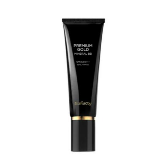 

English Product Title: Elishacoy Premium Gold Mineral BB Cream Brightening & Natural Coverage SPF45 PA+++ 50ml