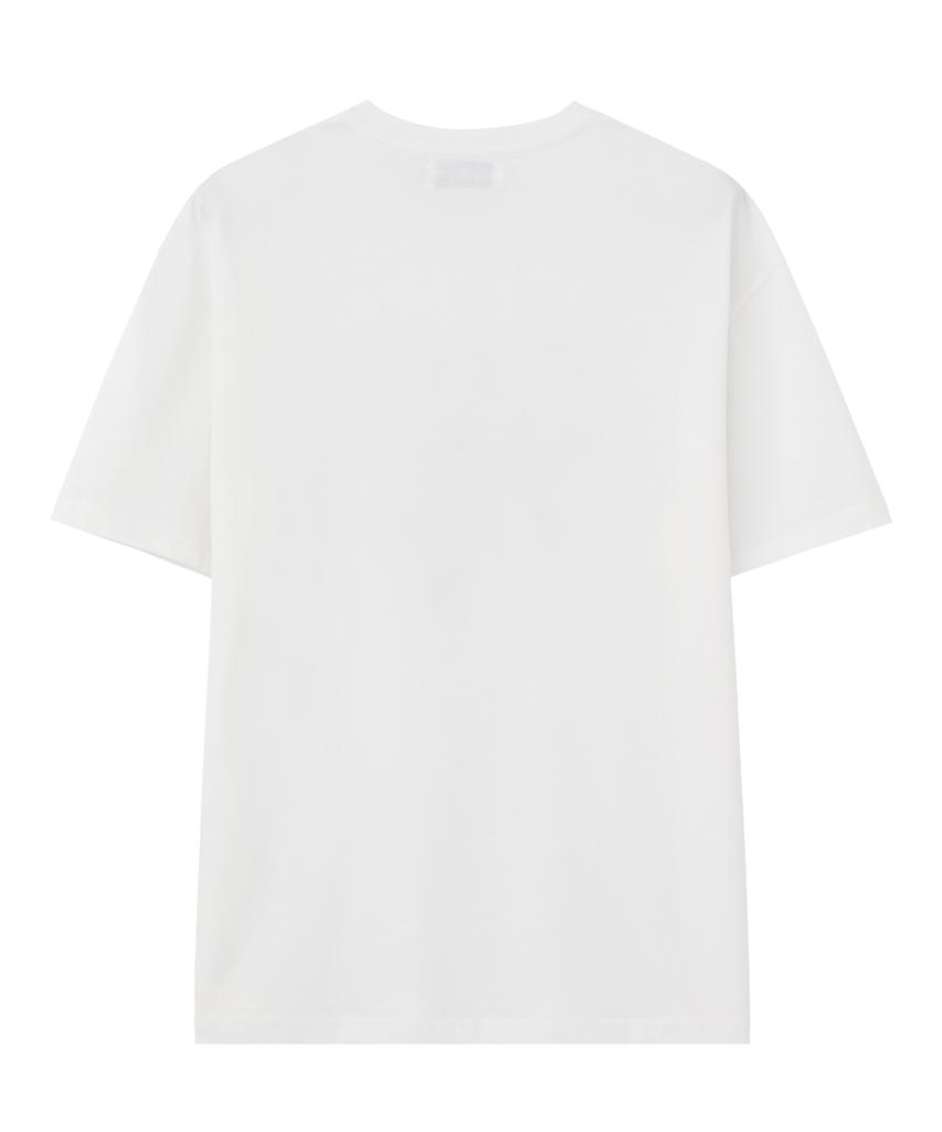RAIMENT Starfish Spray Short Sleeve T-Shirt_White