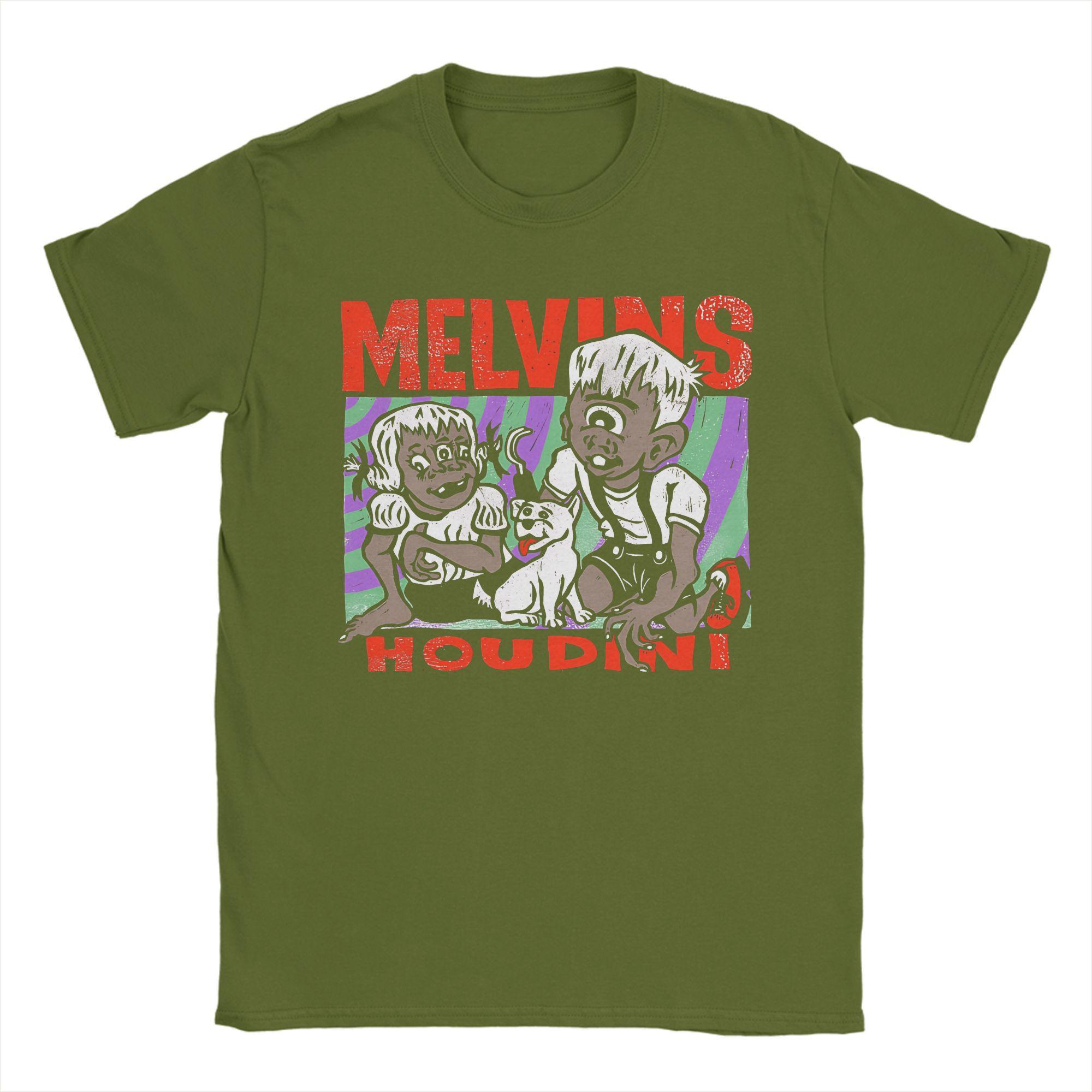 

Band Melvins Men T Shirts Vintage Tees Short Sleeve O Neck T-Shirt Cotton New Arrival Tops 4XL
