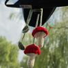 Handmade Sunflower Car Mirror Hanging Ornaments Unique Car Interior Decoration Upgrades Set of 2 for Interior Designs