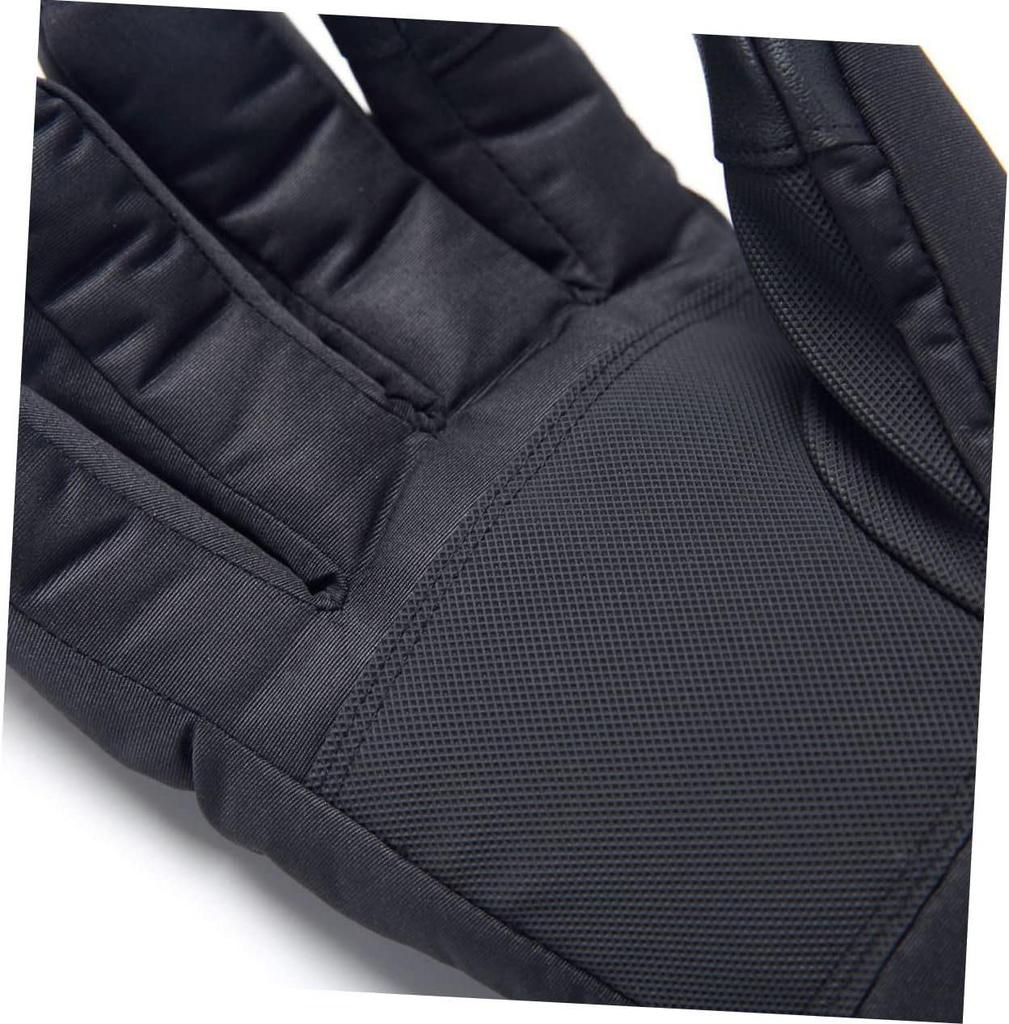 Winter Smart Heated Gloves: Three-Level Temperature Control, Waterproof, Cold-Proof, Rechargeable, Five-Finger Design for Outdoor Cycling.