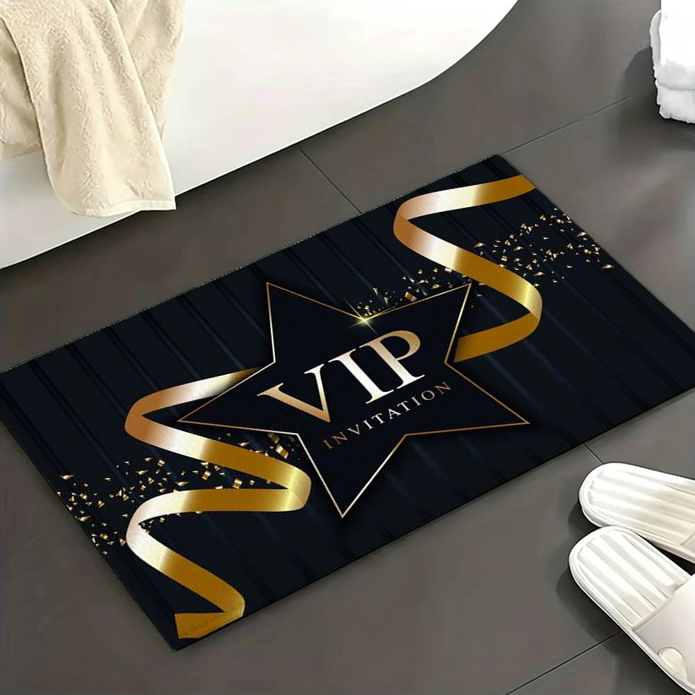 Fashion VIP Members Only Floor Mat Soft Non Slip for Entry Door Bathroom Indoor Home Decorative Carpet