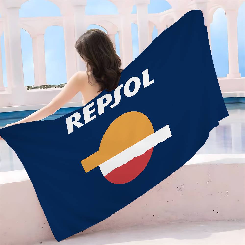 R-Repsols Microfiber Blanket Quick Drying Beach Towels Oversized Printing Super Absorbent Pool Towel Blanket
