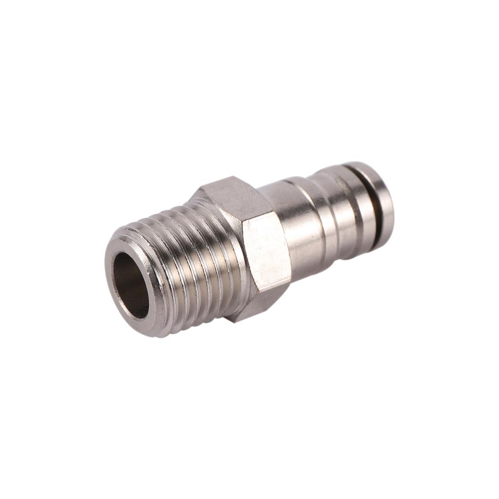 1Pc 1/4" Slide Lock Quick Connector High Pressure OD 6.35mm Pipe Tee Elbow Straight Fitting Misting Irrigation Nozzle Connector