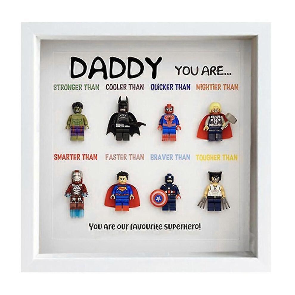 Superhero Photo Frame Wall Artwork Retro