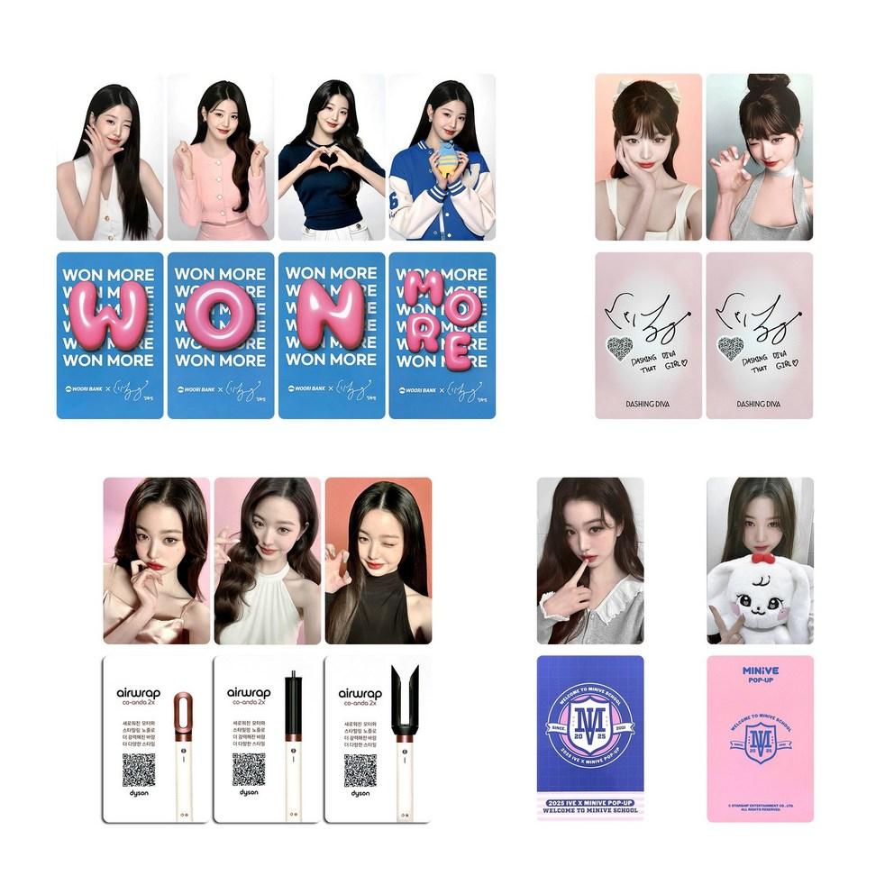 Sammlung von inländischen Ive-Fotokarten, Werbefotokarten von Jang Won-young und Jang Won-young-Fotokarten-Merchandise