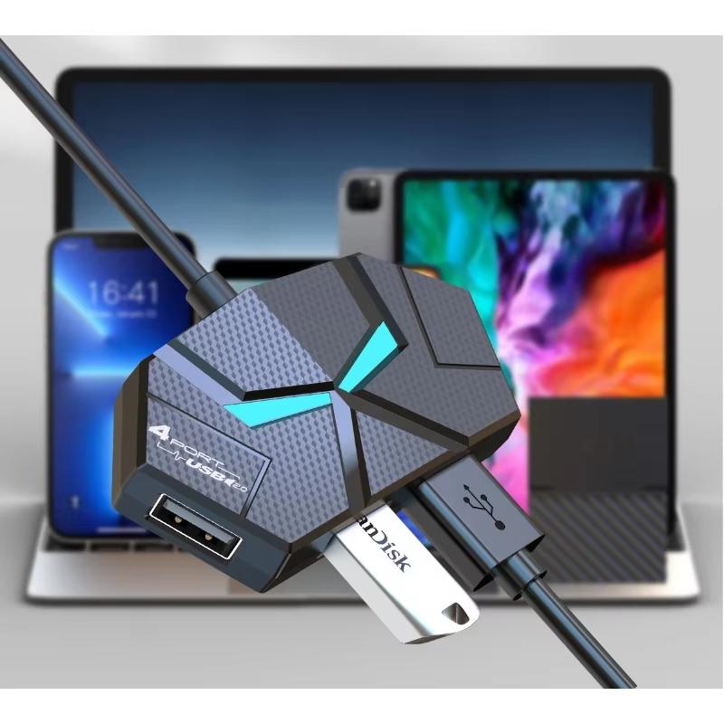 4/7 Ports Usb 3.0 Hub 5Gbps Usb Docking Station Usb Hub Usb Splitter Otg Adapter With Type C Power Port For Pc Laptop
