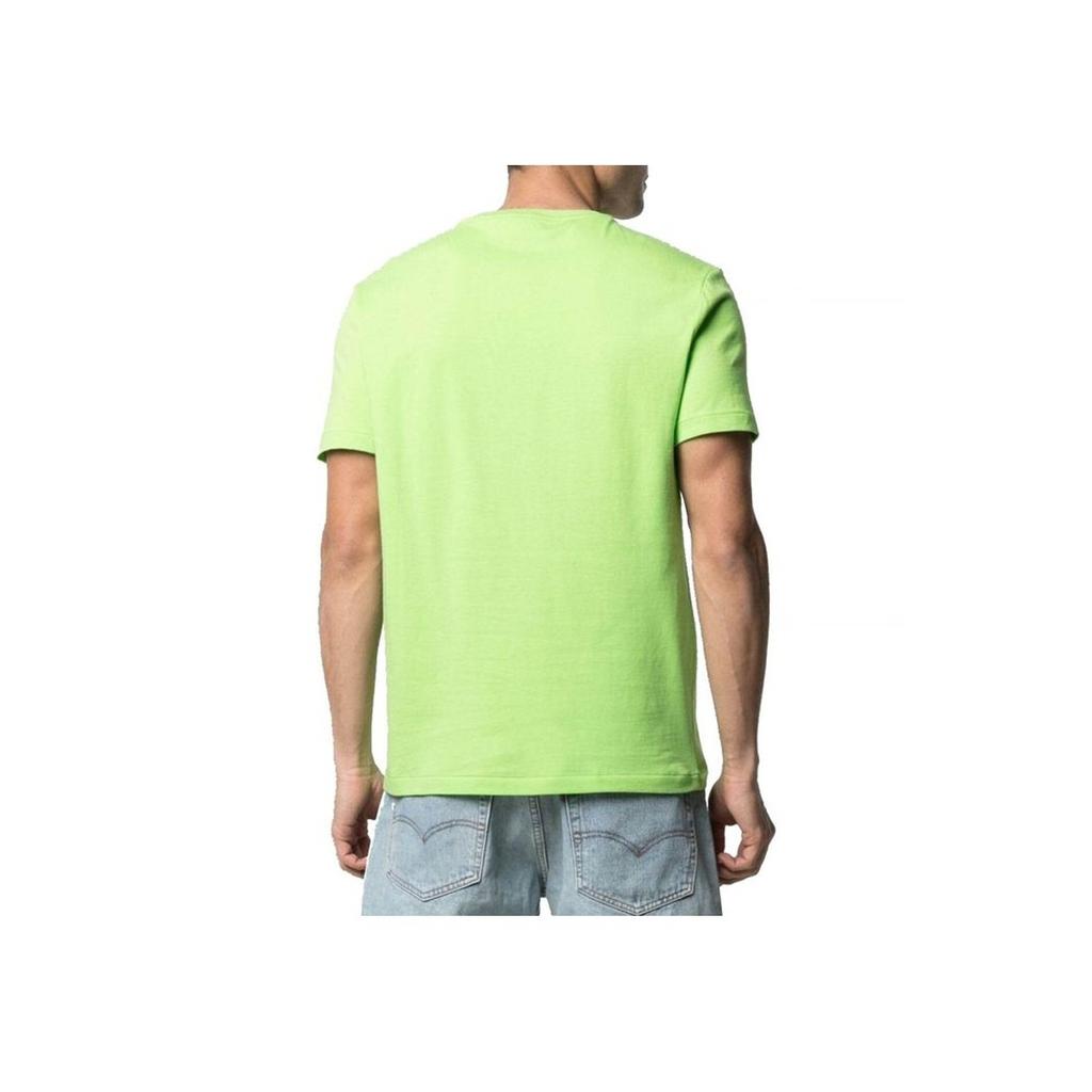 Polo Ralph Lauren Jednolity kolor Casualowy T-shirt z krótkim rękawem Męskie topy Zielony 710671438-215