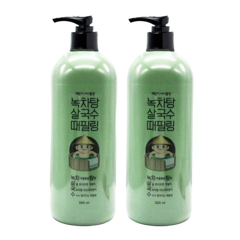 Lacvert Green Tea Soup Rice Noodles 500ml 2 Pcs Scrubber
