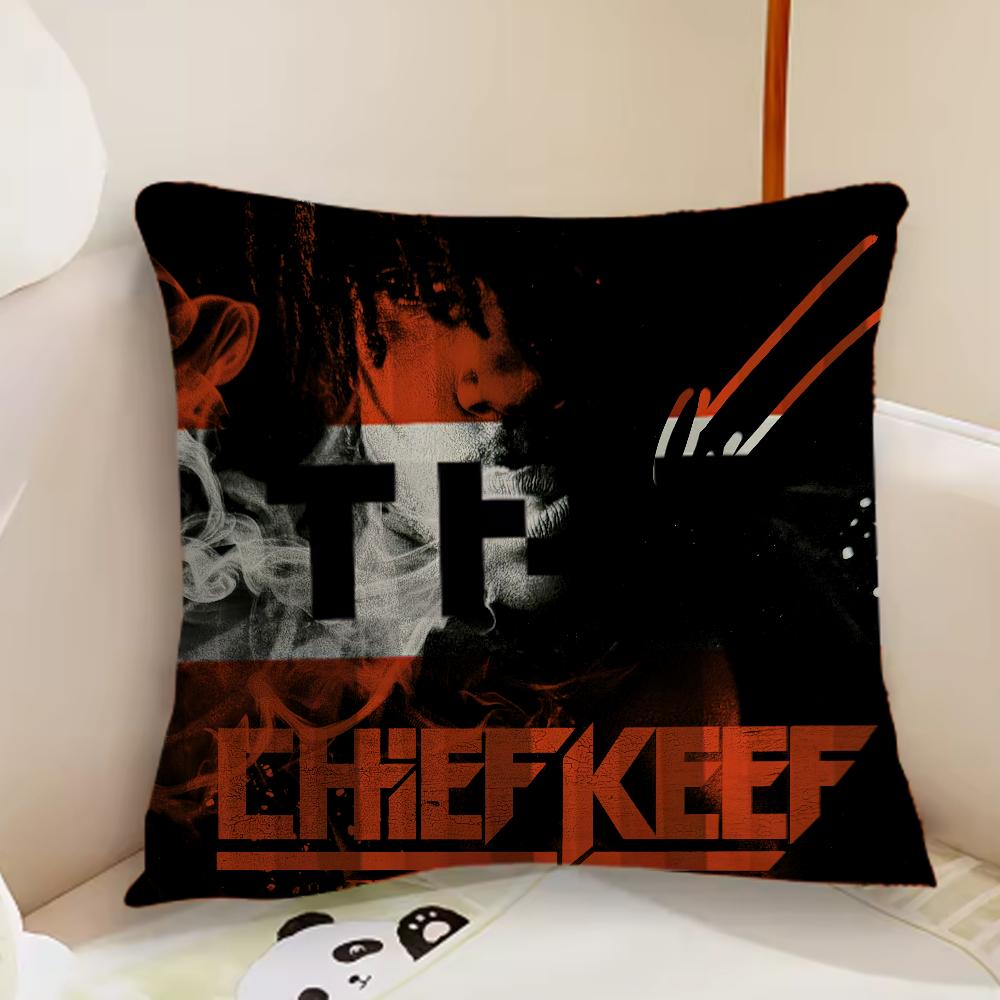 

Rapper C-Chief Keef Finally Rich Pillow Case Cute Room Home office Decor Protective pixel Covers Without game Pillow-Insert 12x12Inch